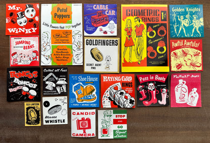 Vintage Vending Machine Labels Mystery Pack